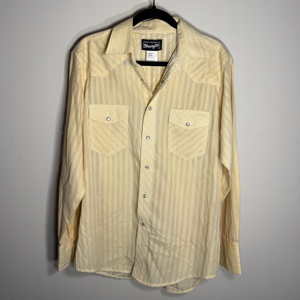 Vintage Wrangler Pearl Snap Button Up